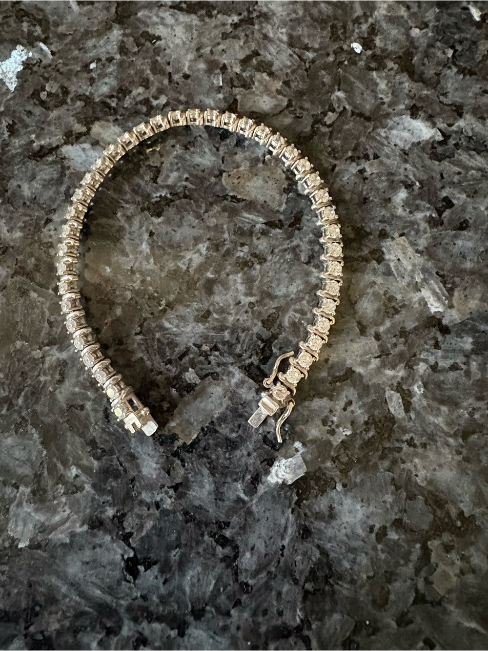 Sterling Silver Tennis Bracelet with CZ